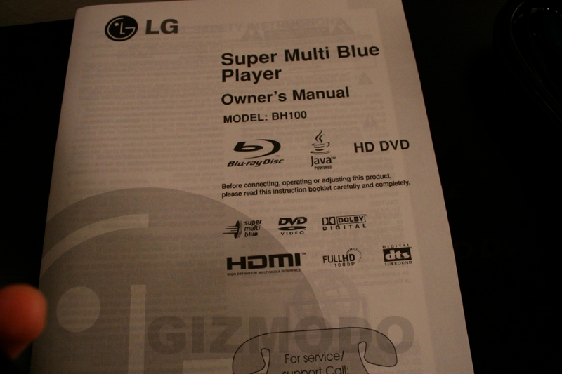 Illustration for article titled First Review: LG BH100 Hybrid Blu-Ray/HD-DVD Player (Verdict: Format War Still Blazing)